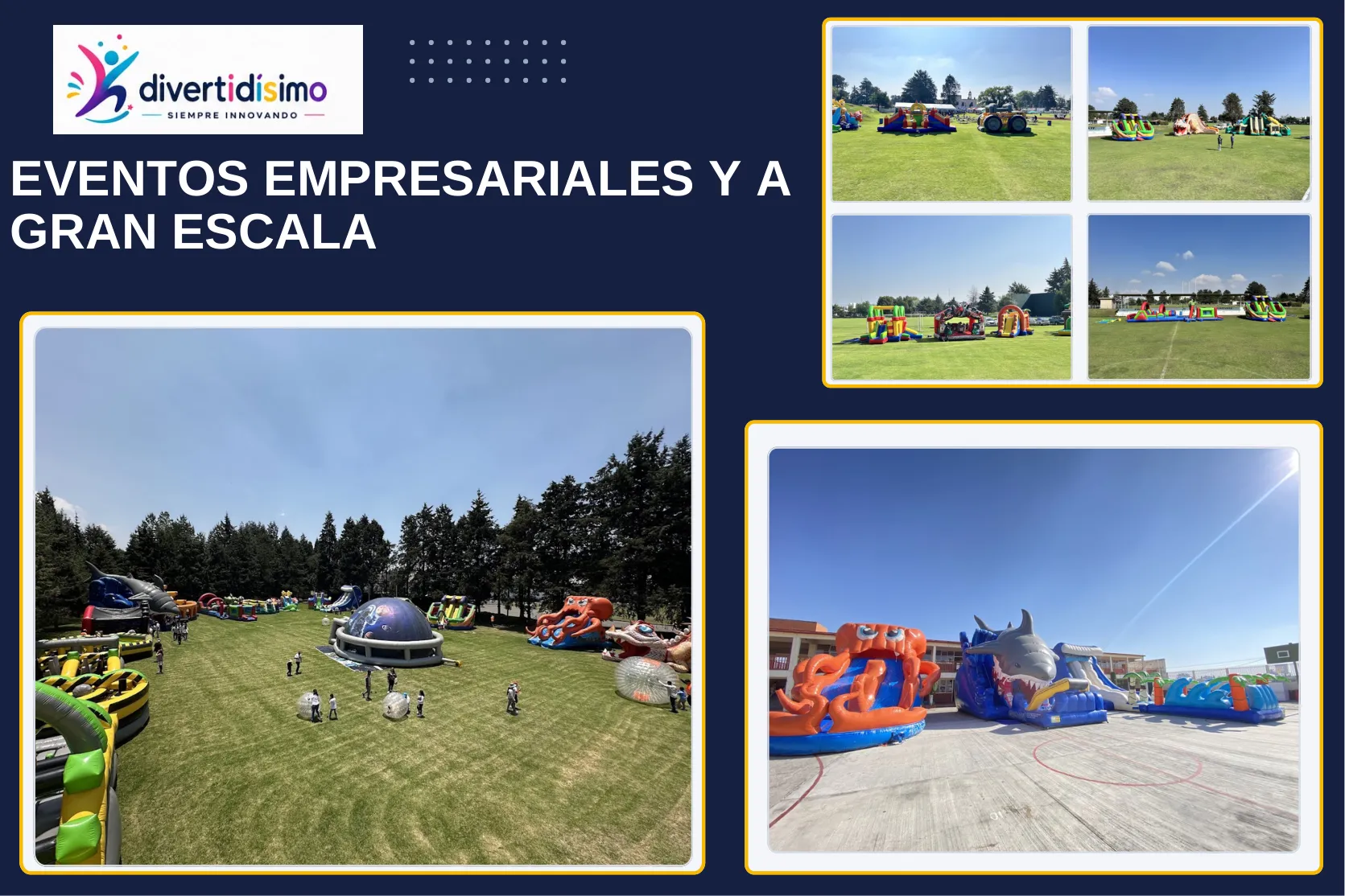 Eventos empresariales y a gran escala